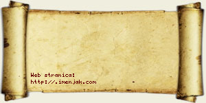 Blaža Glavonjić vizit kartica